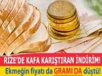 RİZE'DE EKMEK FİYATI KAFA KARIŞTIRDI