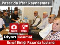 Esnaf Odalar Birliği Pazar'da kaynaşma iftarı tertipledi