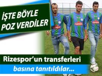 RİZESPOR YENİ TRANSFERLERİNİ BASINA TANITTI