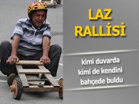 LAZ RALLİ YARIŞLARI NEFES KESTİ