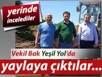 Yeşil Yol'a ek yollar eklemek için yaylada inceleme