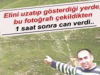 İşaret ettiği yerde 1 saat sonra can verdi!