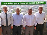 RİZE KALESİ ŞEHRİN BAŞINI BİR TAÇ GİBİ SÜSLÜYOR