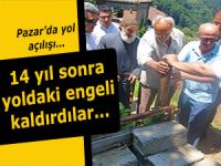 14 yıldır kapalı kalan yol kamulaştırma ile açıldı