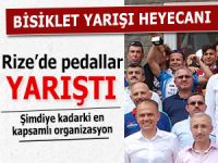 RİZE'DE BİSİKLET YARIŞI HEYECANI