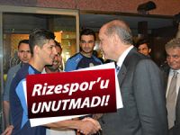 CUMHURBAŞKANI ERDOĞAN'DAN RİZESPOR'A ZİYARET