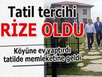 DEMİRCAN TATİL İÇİN RİZE'Yİ TERCİH ETTİ