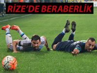 Rize evinde ağırladığı Fenerbahçe ile 1-1 berabere kaldı