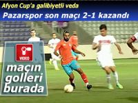 PAZARSPOR AFYON CUP'TA SON MAÇI GALİBİYETLE KAPATTI