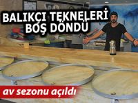 BALIKÇI TEKNELERİ BOŞ DÖNDÜ