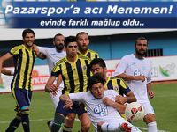 PAZARSPOR EVİNDE ACI MENEMEN YEDİ!