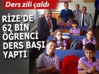 RİZE’DE 62 BİN ÖĞRENCİ DERS BAŞI YAPTI