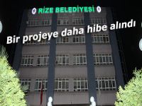 Rize Belediyesi yeni bir projeye daha hibe almaya hak kazandı