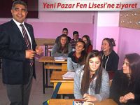 Kaymakam Aslan'dan yeni Pazar Fen Lisesine ziyaret