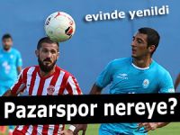 PAZARSPOR LİGİN DİBİNE DEMİR ATTI!