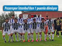 PAZARSPOR DEPLASMANDA LİDERDEN 1 PUANI KAPTI