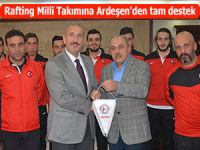 Rafting Milli Takımına Ardeşen'den tam destek