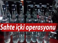 RİZE'DE SAHTE İÇKİ OPERASYONU