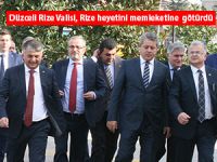 Düzceli Rize Valisi, Rize heyetini memleketine  götürdü