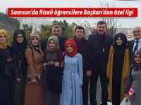 RİZELİ ÖĞRENCİLERE BAŞKAN YILMAZ MORALİ