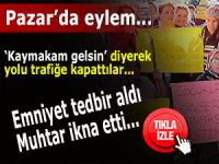 PAZAR'DA BAZ İSTASYONU TEPKİSİ