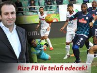 Rize kaybettiği 3 puanı Fenerbahçe'den telafi edecek!