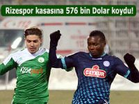 Rizespor kasasına 576 bin Dolar koydu!