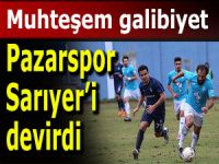 PAZARSPOR'DAN MUHTEŞEM GALİBİYET