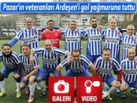 Pazar'ın veteranları Ardeşen'i gol yağmuruna tuttu