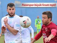 PAZARSPOR BÜYÜK FIRSATI KAÇIRDI