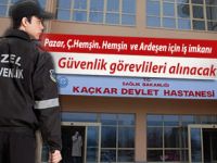 Kaçkar Devlet Hastanesi'ne güvenlik görevlileri alınacak