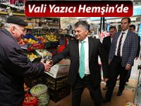 Vali Yazıcı Hemşin'de esnafları dinledi