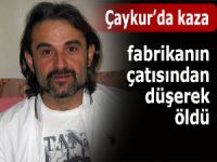 Çay fabrikasının çatısından düşen kişi öldü