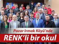 PAZAR IRMAK KÖYÜNDE 'RENK'Lİ BİR OKUL