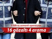 KARADENİZ'DE FETÖ-PDY OPERASYONU