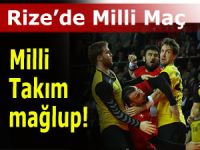 MİLLİLER RİZE'DE BELÇİKA'YA MAĞLUP!