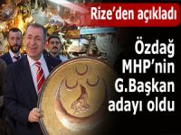 MHP'Lİ ÖZDAĞ GENEL BAŞKAN ADAYLIĞINI RİZE’DE AÇIKLADI