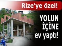 RİZE’DE BİR İLGİNÇ YAPI DAHA YÜKSELİYOR