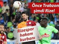 Önce Trabzon şimdi Rize! Rizespor hakem kurbanı!