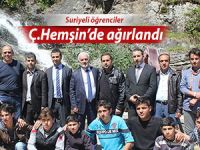 SURİYELİ ÖĞRENCİLER ÇAMLIHEMŞİN'DE MİSAFİR EDİLDİ