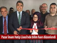 Pazar İmam Hatip Lisesi'nde bilim fuarı düzenlendi