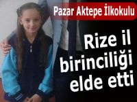 Bu öykü, Pazar Aktepe İlkokuluna Rize İl Birinciliği getirdi