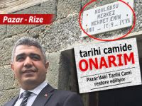 Tarihi Pazar Hasköy Camii restore ediliyor