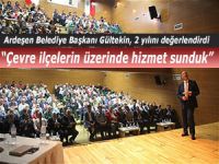 Gültekin: 'Çevre ilçelerin üzerinde hizmet sunduk'