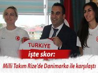 Milli Takım Rize'de Danimarka ile karşılaştı