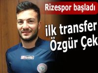 RİZESPOR’DA İLK TRANSFER ÇEK OLDU