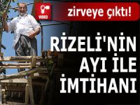 RİZELİ'NİN AYI İLE İMTİHANI