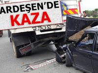 ARDEŞEN'DE TRAFİK KAZASI
