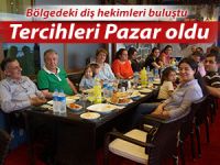 Bölgedeki diş hekimleri Pazar'da, iftar yemeğinde bir araya geldi