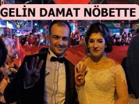 Rize'de Gelin-Damat demokrasi nöbetinde